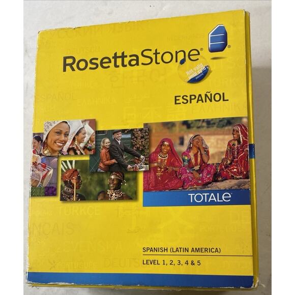 Rosetta Stone Espanol TOTALE Spanish (Latin America) Level 1 - Version 4 - Picture 1 of 9